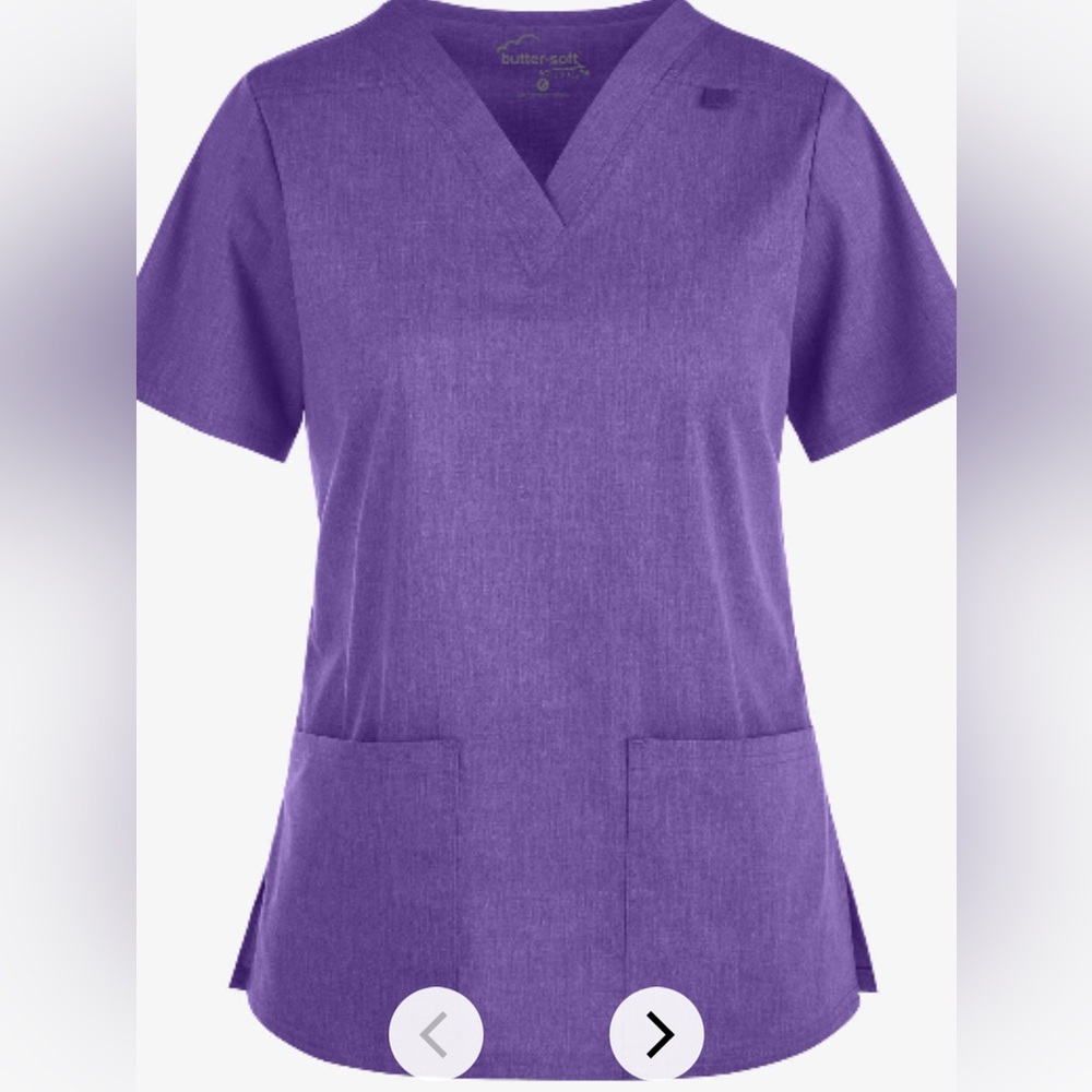 Uniform Advantage Butter-Soft Purple Scrub Top